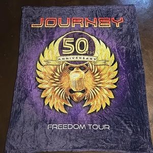 NWOT Journey 50th anniversary Freedom Tour Blanket